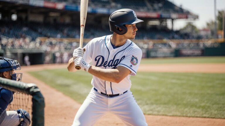 player bats instead pitcher