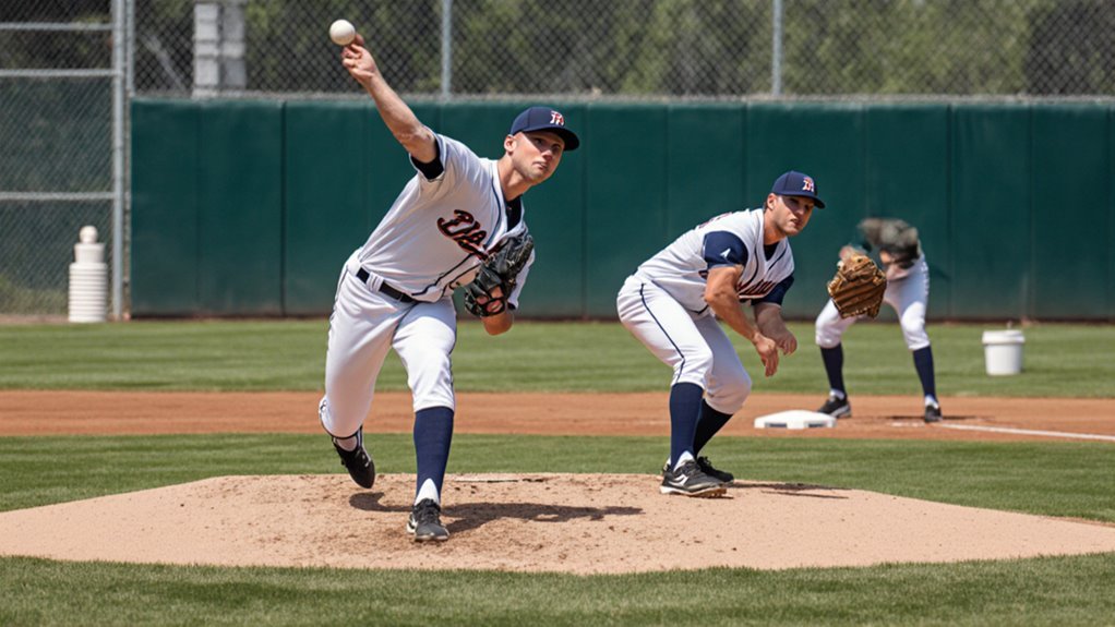 relief pitchers warming area