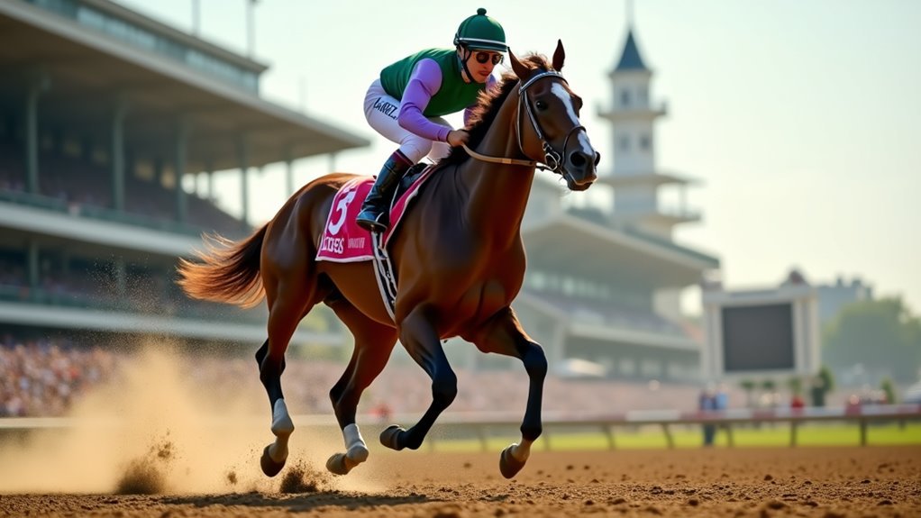winning three major races